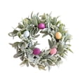 thumbnail image 3 of Corona de Pascua Artificial con Huevos de Pascua para Festivales, Interiores Y Exteriores., 3 of 9