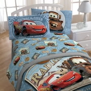 Disney Pixar Cars Tune Up 4 Pieces Full Size Kids Sheet Set