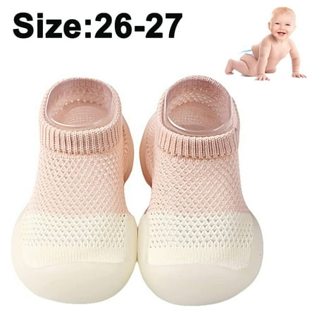 

Walking Shoes Knit Toddler Infant Girls Boys Slip-on Outdoor Sneakers