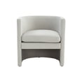 thumbnail image 3 of Safavieh Couture Rosabeth Curved Accent Chair - 26 IN W x 26 IN D x 28 IN H - 26 IN W x 26 IN D x 28 IN H Light Grey, 3 of 6