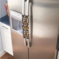 thumbnail image 2 of SEANATIVE Fridge Microwave Door Handle Covers Pack of 6 Keep Kitchen Appliances Clean from Smudges, Fingerprints, Stains, Decorative Refrigerator Accessories, Daisy Sunflower Spider Web Skull Black, 2 of 7