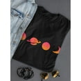 thumbnail image 3 of Retro Sunset Planets Design T-Shirt Women -Image by Shutterstock, Female XX-Large, 3 of 4