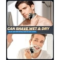 thumbnail image 6 of Head Shavers for Bald Men, Electric Detachable Head Shaver for Male, Waterproof Wet Dry Rotary Razor for Bald Head, Rechargeable Shaver for Husband and Father, 6 of 7