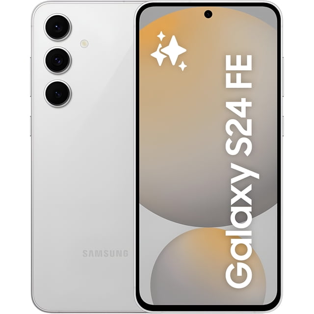 Restored Samsung Galaxy S24 FE 5G - 128GB – Gray – 50MP Triple Rear & 10MP Front Camera - Fully Unlocked Smartphone - Excellent Condition