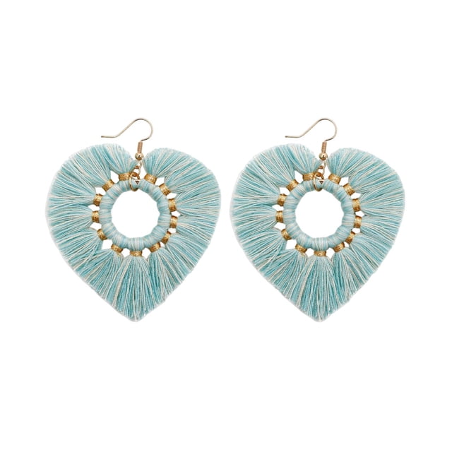 Pendientes de borla Salvador Bohemio Azul