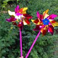 thumbnail image 4 of 100Pcs Plastic Rainbow Windmill DIY Windmill Party Lawn Decoration for Party Decoration(Mixed Color), 4 of 9