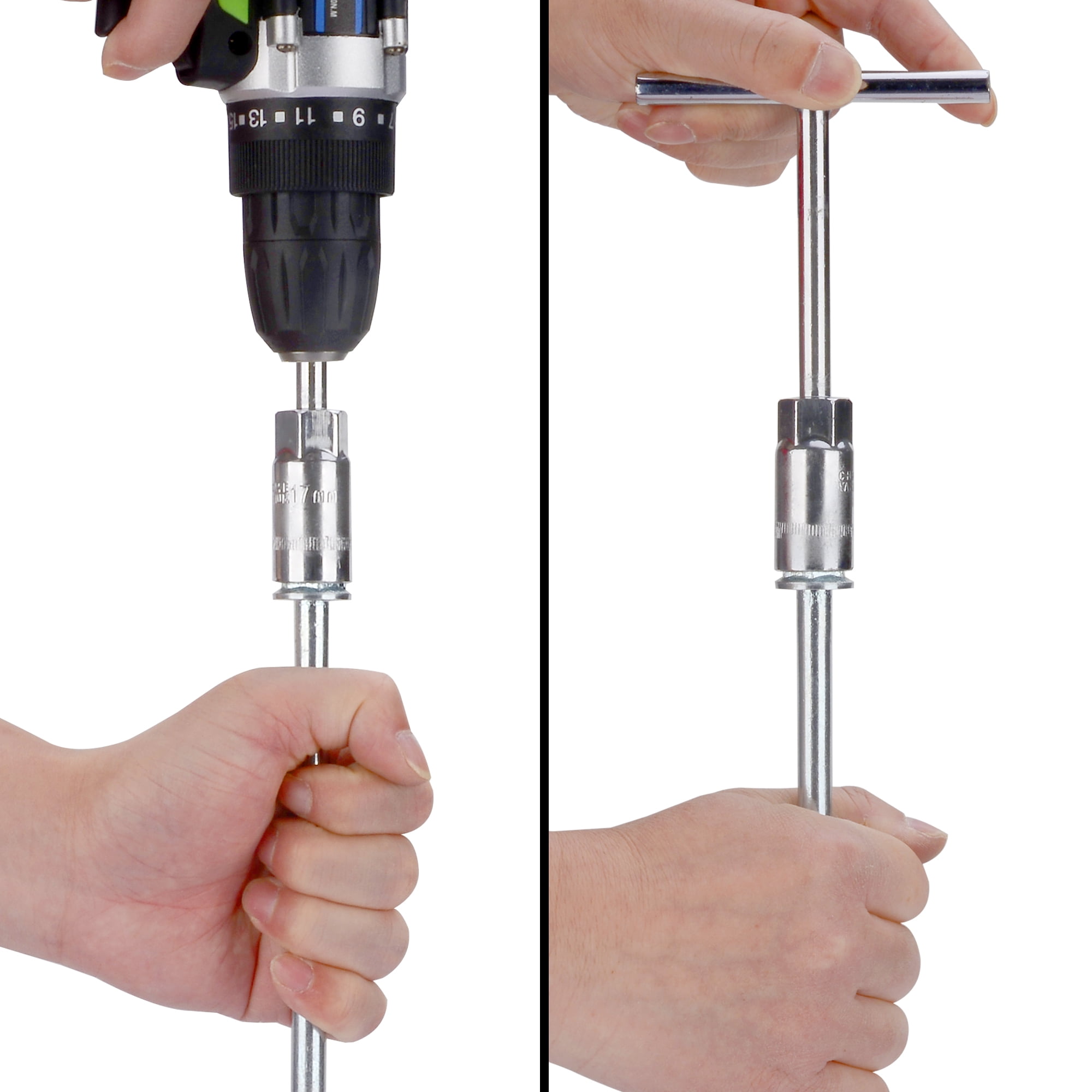 Ground Anchors Screw in - 24" Set of 2 with Drill Bit - Earth Anchors - Ground Stakes Heavy Duty - Mobile Home Anchors - Shed Anchor Kit - Swing Set Anchors - Tree Stakes - Awning Canopy Anchor