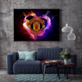 thumbnail image 2 of Cuadros Decorativos Manchester united logo 5D DIY Diamond Painting Kits Resina Ronda completa Ehuebsd de pala de horquilla de tornillo de Audio, 2 of 8