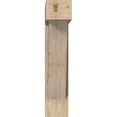 thumbnail image 2 of Ekena Millwork 8"W x 30"D x 38"H Traditional Block Rough Sawn Bracket w/ Offset Brace, Douglas Fir, 2 of 25