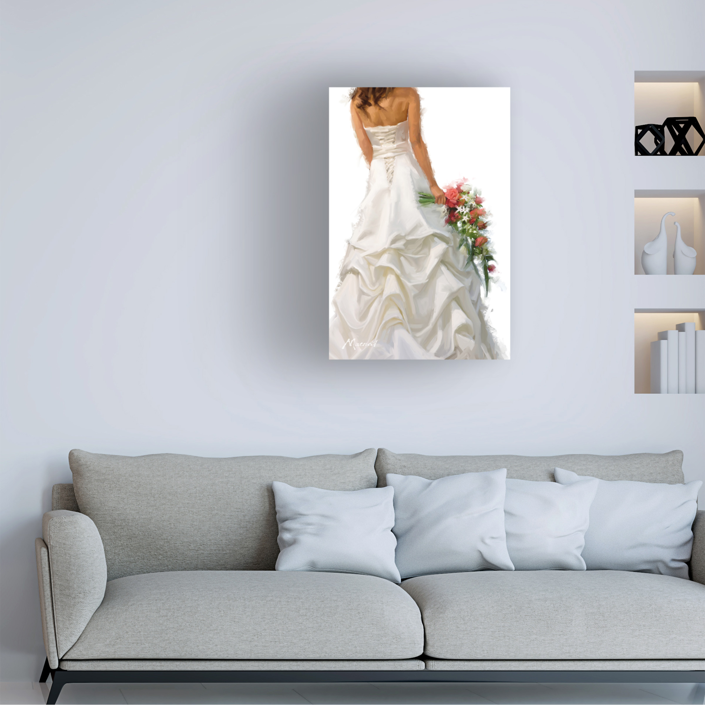 The Macneil Studio 'Bridal Dress' Canvas Art