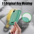 thumbnail image 6 of Key Fob Cover Compatible with Volkswagen Tiguan Jetta Passat Golf Keychain Case Holder Protector,Teal, 6 of 7