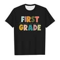 thumbnail image 3 of SNKSDGM Girls Cute Tops for Girls 12-14 Cute Clothes for Teen Girls 10-12 Children's Fashion Back to School Season Printed Round Neck Short Sleeve Casual T Shirt Top (8) 3-4 Years, 3 of 3