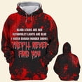 thumbnail image 3 of Sudadera con capucha de terror para hombre y mujer, ropa con estampado 3D de sangre, sudadera con capucha de manga larga para hombre, sudaderas de moda con patrón de Halloween, sudadera con capucha, 3 of 5