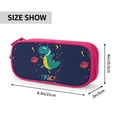 thumbnail image 4 of Goofa Dinosau Space Explorer Pattern Big Capacity Pencil Pen Case Office College Large Storage High Capacity Bag Pouch Holder Box Organizer, 4 of 9
