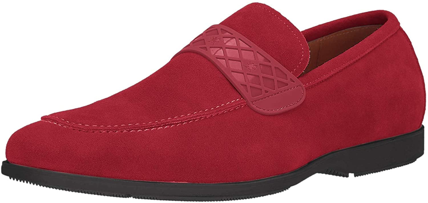 stacy adams red loafers