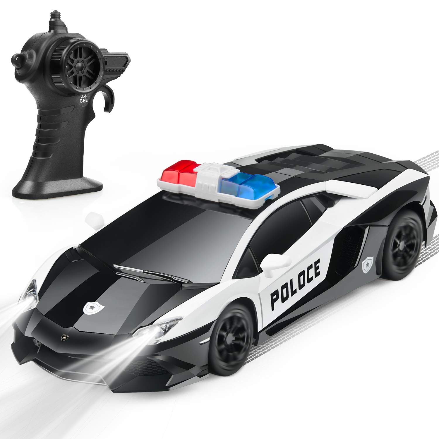 kids remote control police car
