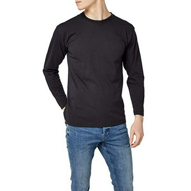 T shirt manches longues Fruit Of The Loom pour homme Walmart