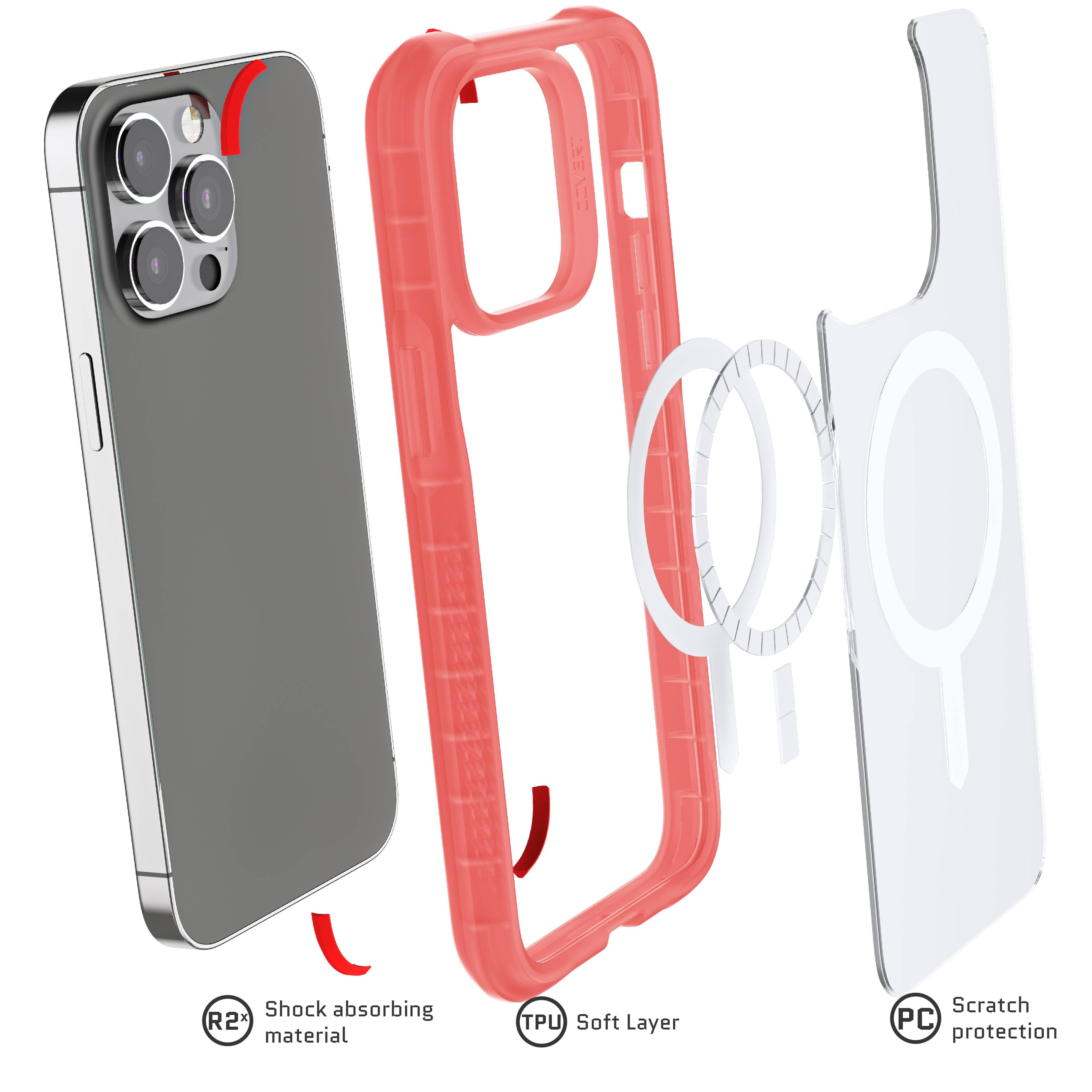 Ghostek - Funda protectora COVERT Clear para iPhone 14 Pro MagSafe con  protección antiamarilleo y compatible con los accesorios Apple Mag Safe  diseñada para Apple iPhone 14 Pro (6,1 pulgadas) (humo) : .com.mx:  Electrónicos