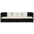 thumbnail image 5 of vidaXL Weather-Resistant PE Rattan Outdoor Daybeds, White, 5 of 29