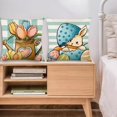 thumbnail image 3 of 4Pcs Sofa Easter Linen Print Throw Pillow Cover, 3 of 5
