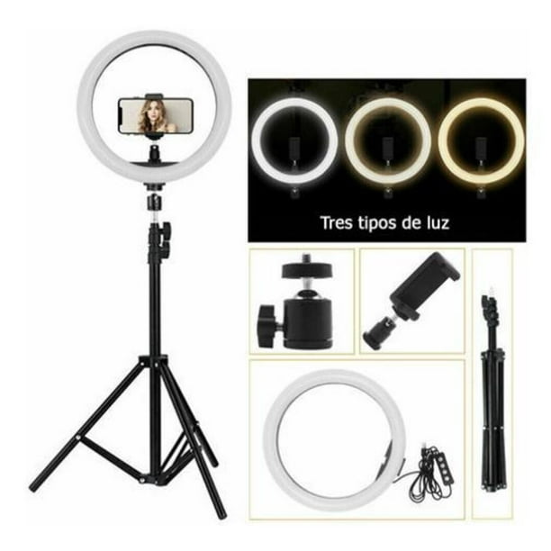 Iluminación Aro Con Luz Led Lampara Aro Luz Led 10 Pulgadas Con