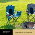 thumbnail image 2 of ARROWHEAD OUTDOOR Portable Folding Camping Quad Chair w/ 4-Can Cooler, Cup-Holder, Heavy-Duty Carrying Bag w/ Easy Carry Shoulder Strap, 2 of 7