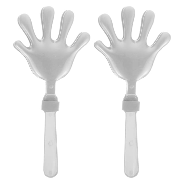 KAKOWELY clapper concert 2pcs Hand Clapper Noisemaker For Sporting Events Plastic Hand Clappers Party Noise Makers Plastic Hand Clapper Reusable Cheering Tools