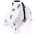 thumbnail image 2 of Baby Car Seat Cover, Infant Carseat Canopy Newborn Carrier Stroller Covers for Girls Boys, Lightweight Breathable Fit Summer Spring Autumn, 2 of 7