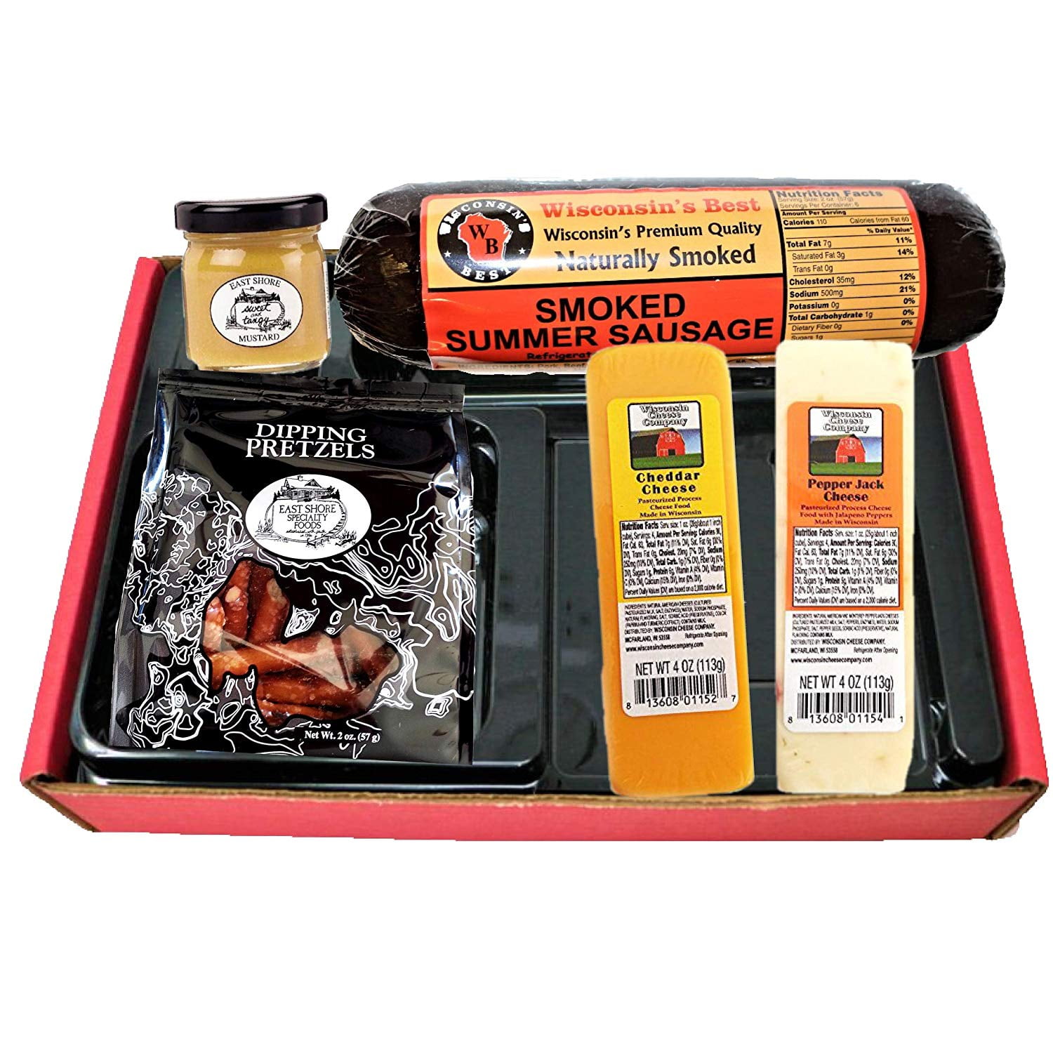 wisconsin's best and wisconsin cheese company cheese and sausage