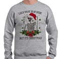 thumbnail image 2 of Santa Skeleton Dead Inside Sweatshirt Unisex 5X-Large Grey, 2 of 5