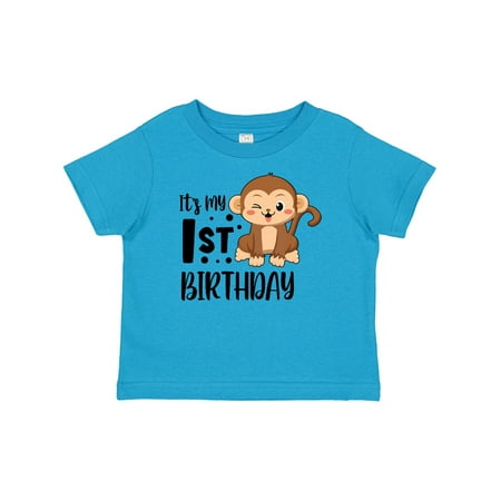 

Inktastic Monkey Its My 1st Birthday Gift Baby Boy or Baby Girl T-Shirt