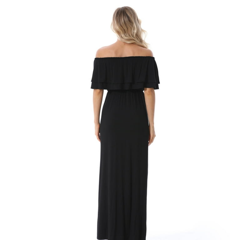 green emerald velvet dress Olivia 100% Cotton Maxi Dress in Deep Blue main image 1