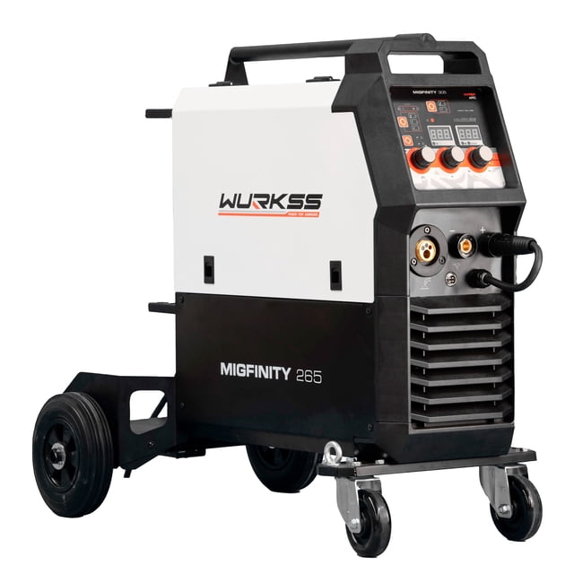 Soldadora Multiproceso WURKSS MIGFINITY 265 250A MIG MAG TIG AC DC MMA FCAW 220V Profesional