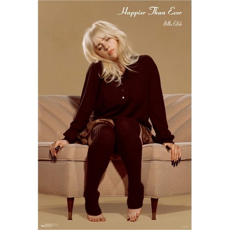 Billie Eilish - Happier Than Ever - Couch Poster - 24" x 36"