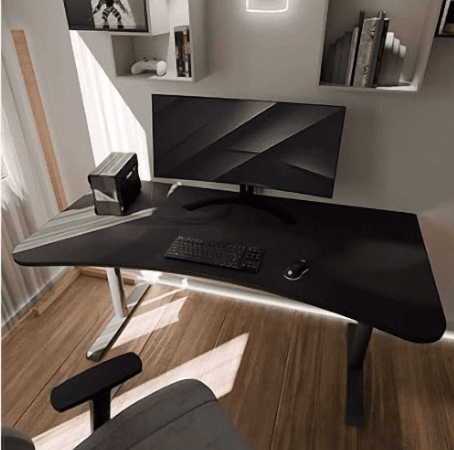 Arena Gaming Desk - Gunmetal