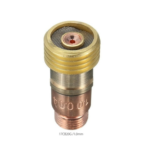 

Mingyiq 1PCS Brass Collets Body Stubby Gas Lens Connector With Mesh For Tig WP-17/18/26