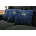 thumbnail image 5 of Ambesonne Landscape Throw Pillow Cover 4 Pack, Full Moon in Woods, 20", Blue, 5 of 5