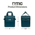 thumbnail image 4 of RTIC 12 Can Ultra-Tough Soft Cooler, 10 Qt, Leakproof, Waterproof Zipper, Marine, 4 of 6