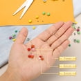 thumbnail image 4 of 100Set Leather Rivets Studs, 6mm/0.2" Purse Handbag Feet, Matt Black, 4 of 6
