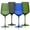 Assorted, variant on Viski Nouveau Wine Glasses for White and Red Wines, 22 oz, Set of 2, Cobalt