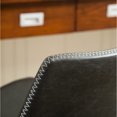 thumbnail image 6 of Vintage Pu Leather Of 2, Antique Grey Finish, Handmade Metal, Comfortable Seating, Black Iron Frame, 18.5"w X 21.5"d 39"h Hand Crafted, 6 of 6