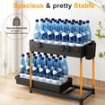 thumbnail image 3 of Tmtamye Under Sink Organizer, 2-Tier Adjustable Pull-Out Drawer Storage Rack, 3-Pack, Black, 3 of 9