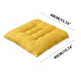 thumbnail image 3 of Kezqiaxn Thick Seat Cushions 40*40cm Outdoor Patio Cushions Chair Sofa Mat Student Seat Office Cushion Summer Buttocks Mats Yellow, 3 of 3