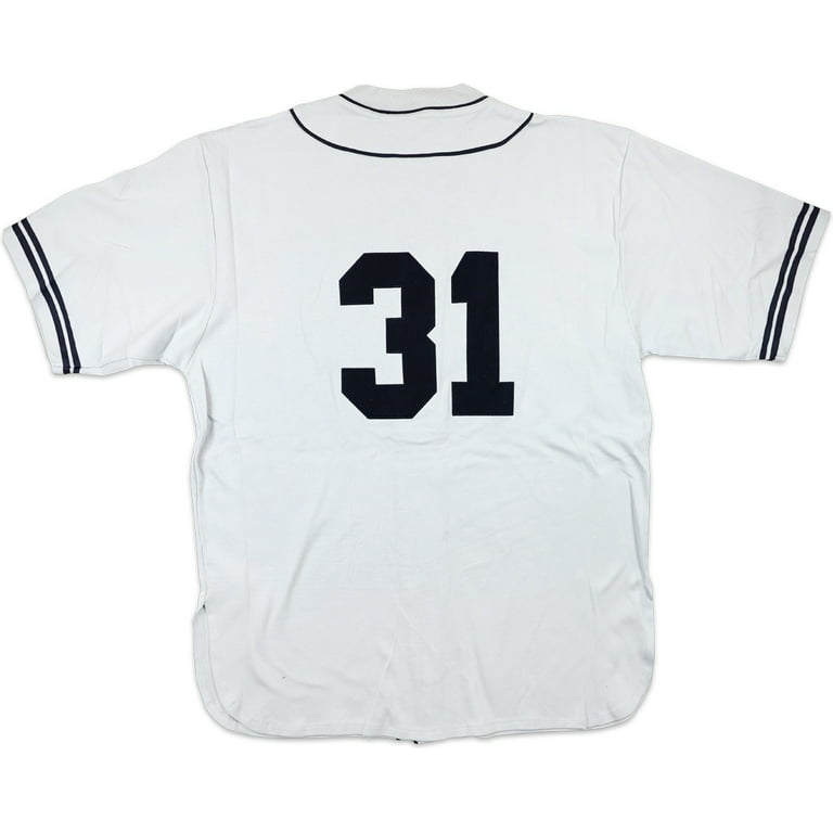 Big Boy New York Black Yankees Replica Mens Baseball Jersey [Grey - 3XL] 