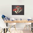 thumbnail image 5 of Lsque Red Mushrooms Print Wall Art – Decorative Picture for Living Room, Bedroom, and Office (Horizontal), 5 of 6