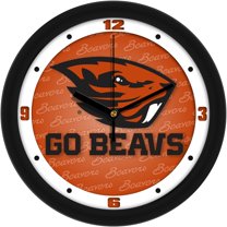 Oregon State Beavers 11.5'' Suntime Premium Glass Face Dimension Wall Clock
