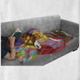 thumbnail image 5 of Circus Soft Flannel Fleece Throw Blanket, Lionnd Clownt the Circus Stage Theater Curtain Playing Performancerts, Cozy Plush for Indoor and Outdoor Use, 50" x 60", Multicolor, by Ambesonne, 5 of 5