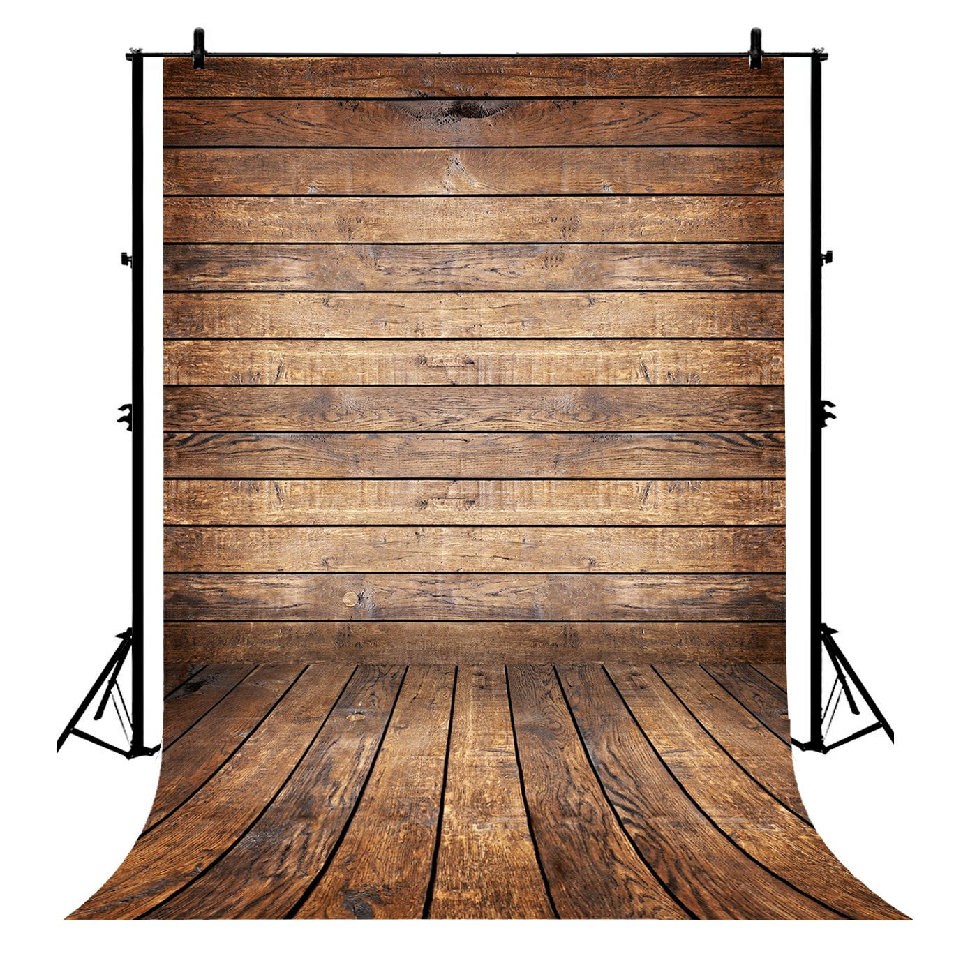 VARWANEO 3D Background Cloth Imitation Wood Grain Photography Shooting Background Cloth Props Board Gift