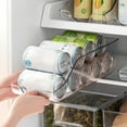 thumbnail image 6 of Soda Can Organizer for Refrigerator, Kitchen Soda Can Dispensers, Clear Can Organizer for Pantry, Kitchen Organization and Storage to Holds Food & Soup Can (2 Pack), 6 of 7