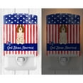 thumbnail image 2 of Patriotic USA Russian Spaniel Ceramic Night Light, 2 of 2